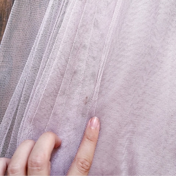 BHLDN • Jenny Yoo Juliette Dress Rose Quartz strapless lace tulle convertible - Picture 12 of 15